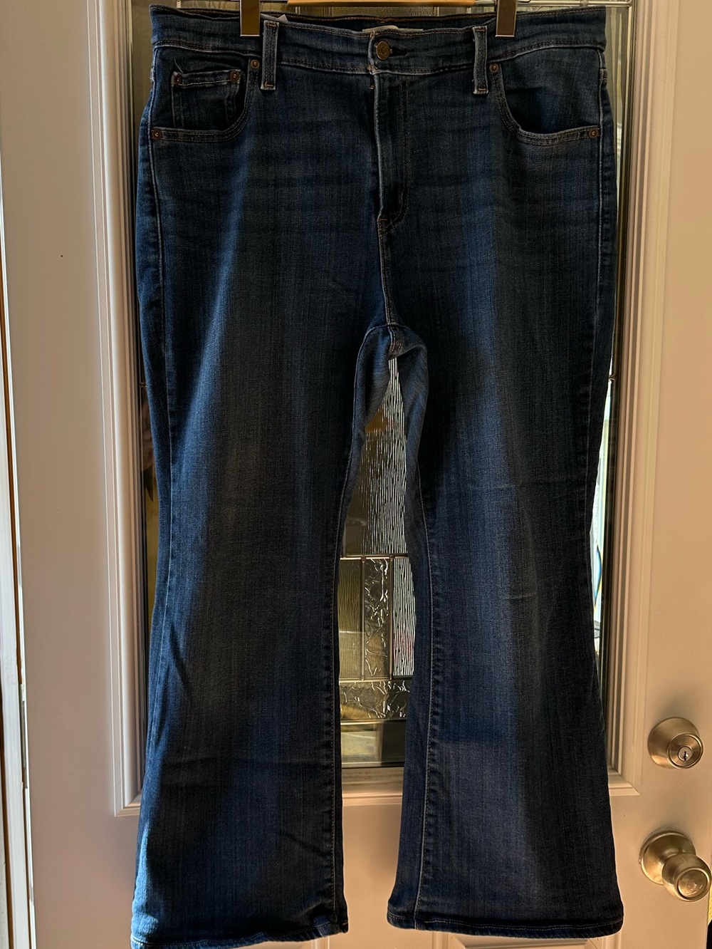 Levi's Women's Dark Wash Flared Leg Jeans